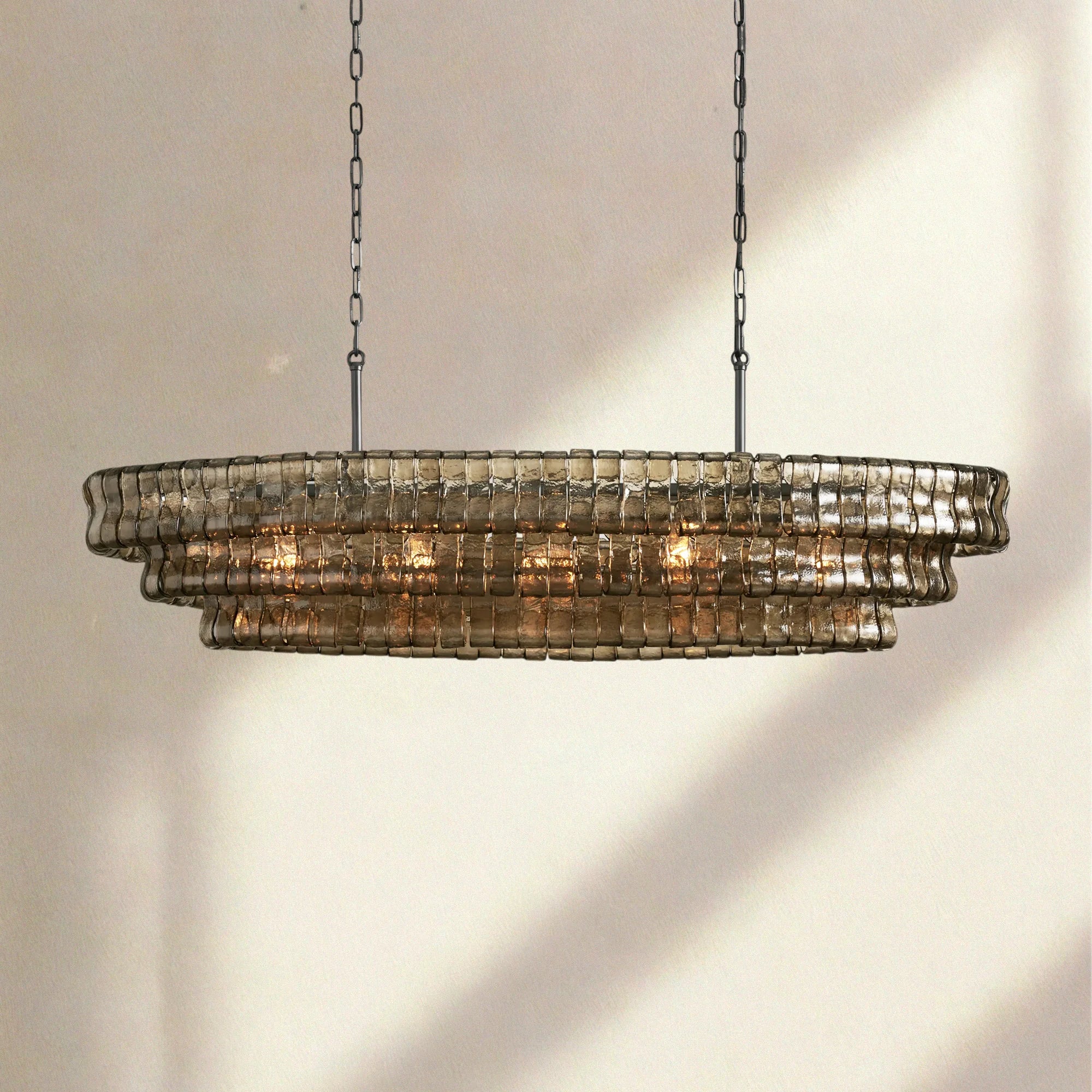 Ghiaccio Oval Chandelier