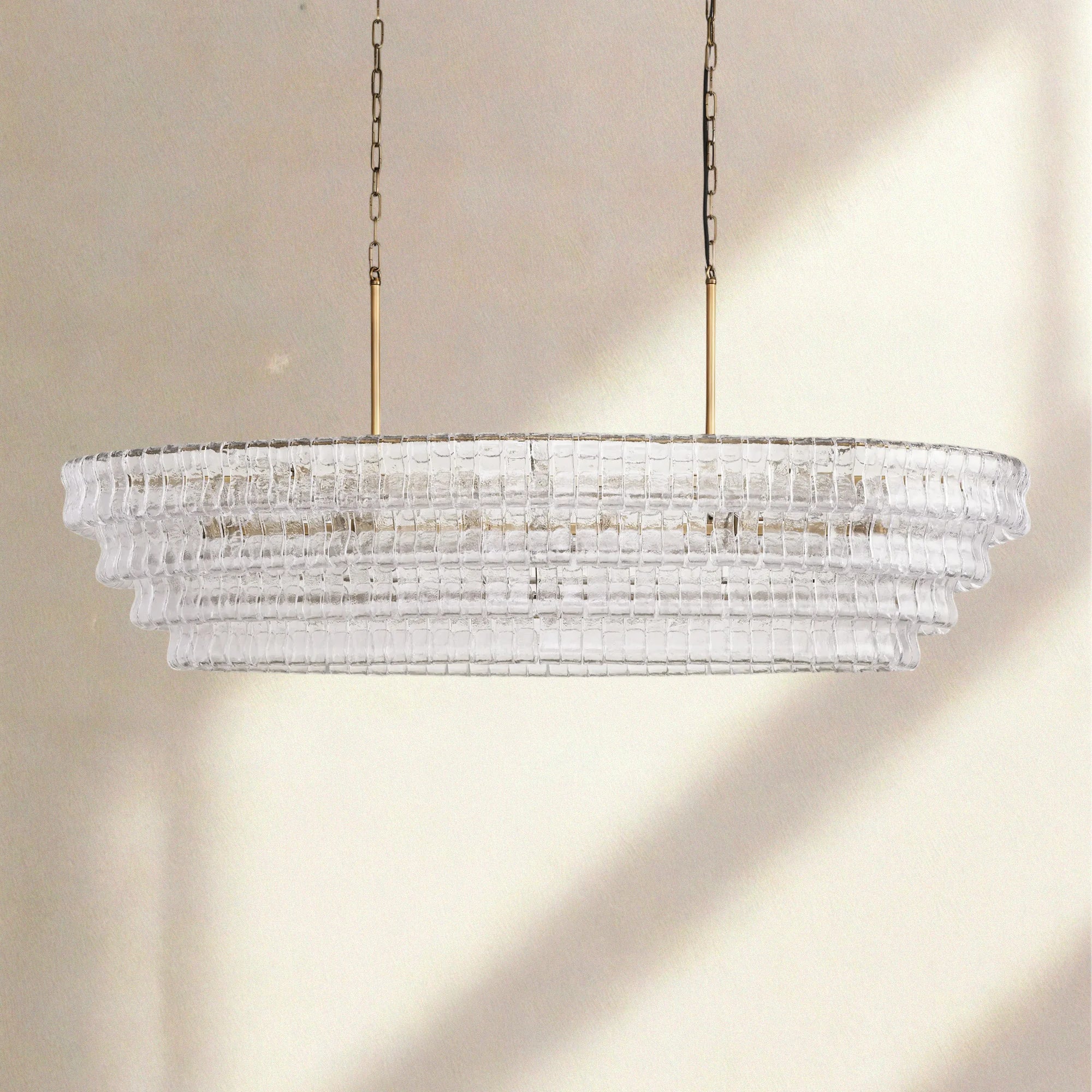 Ghiaccio Oval Chandelier
