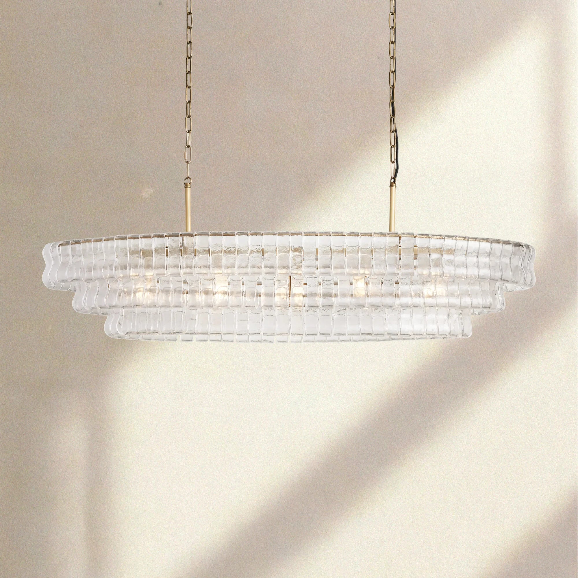 Ghiaccio Oval Chandelier