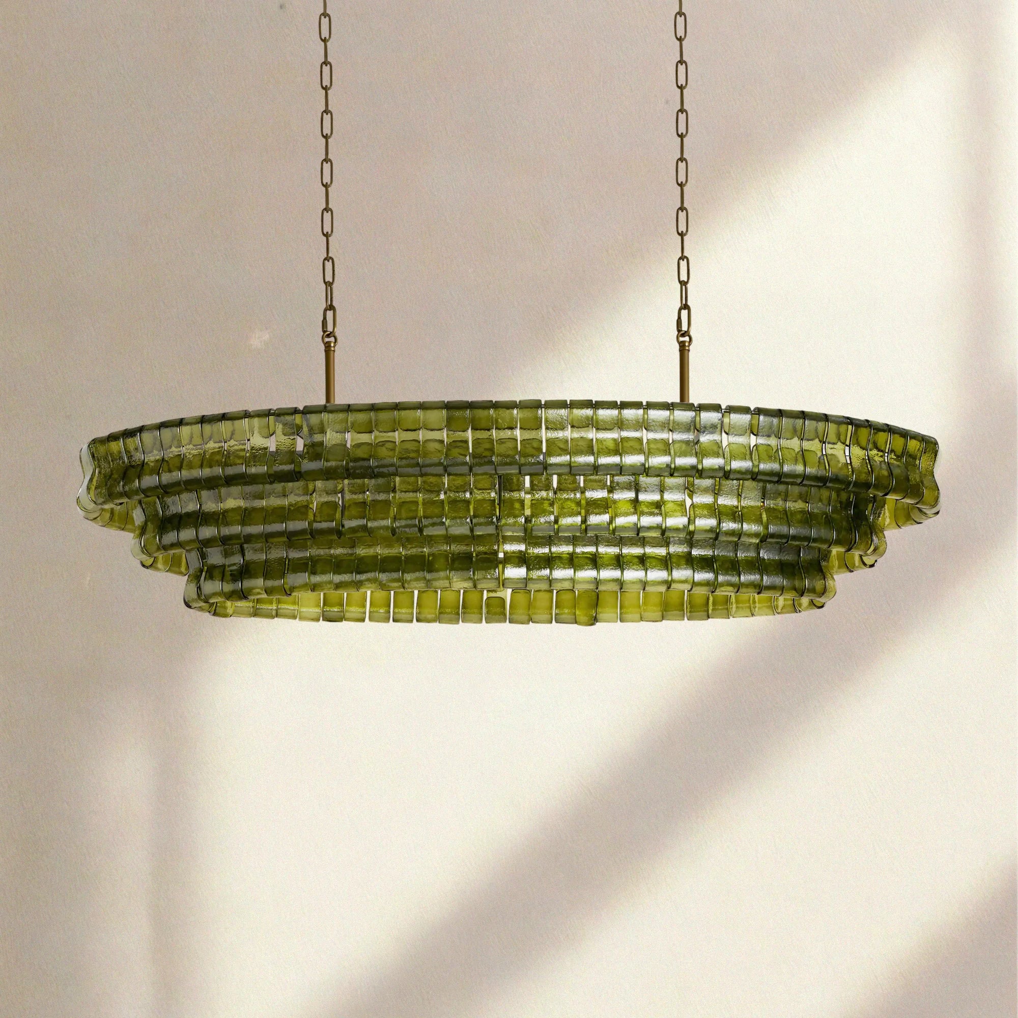 Ghiaccio Oval Chandelier