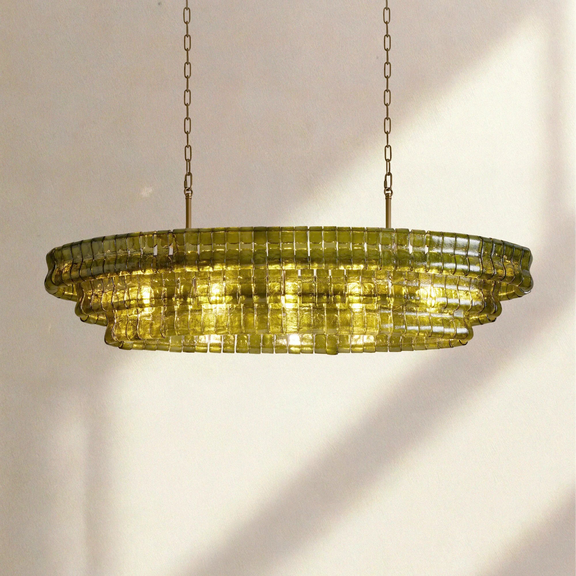 Ghiaccio Oval Chandelier