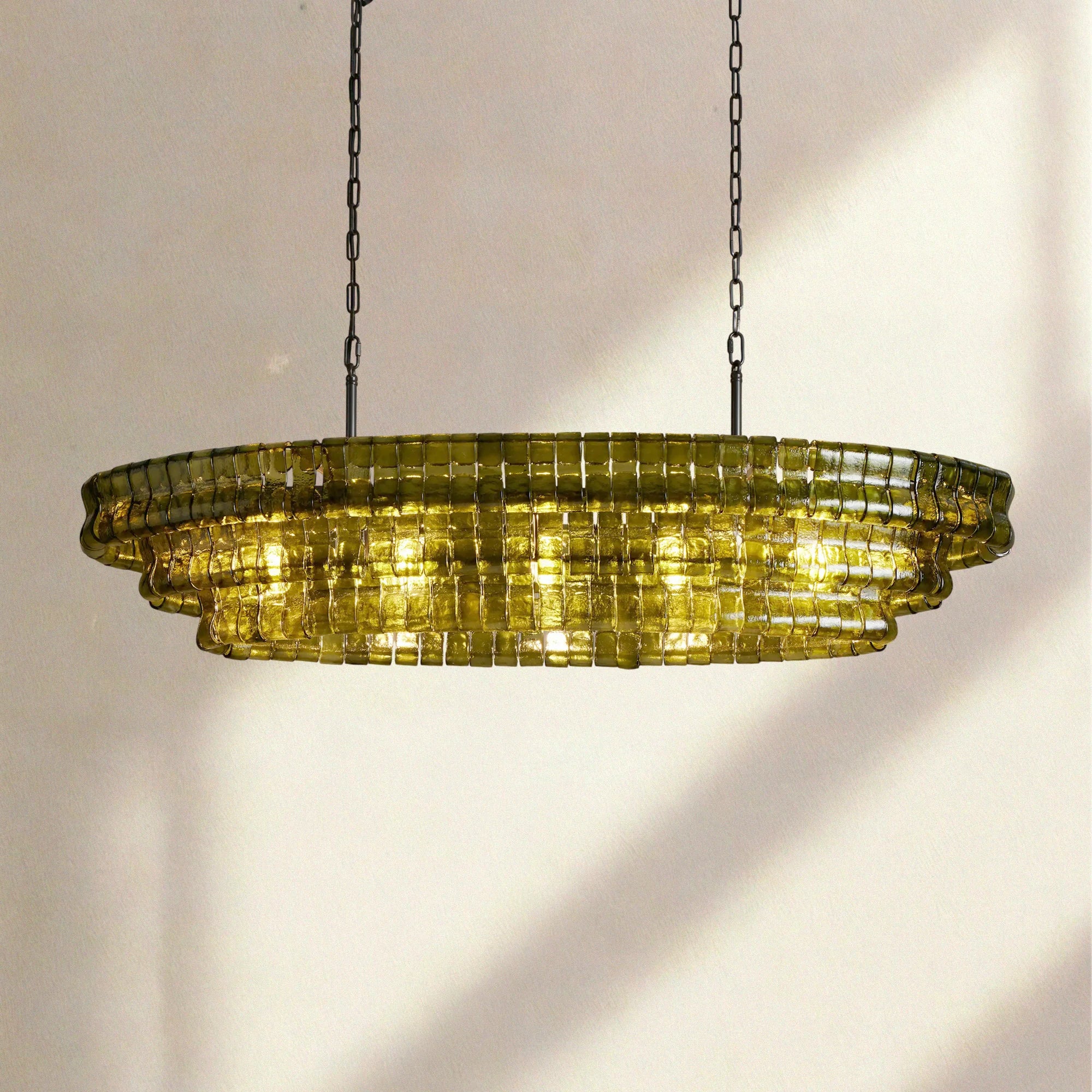 Ghiaccio Oval Chandelier