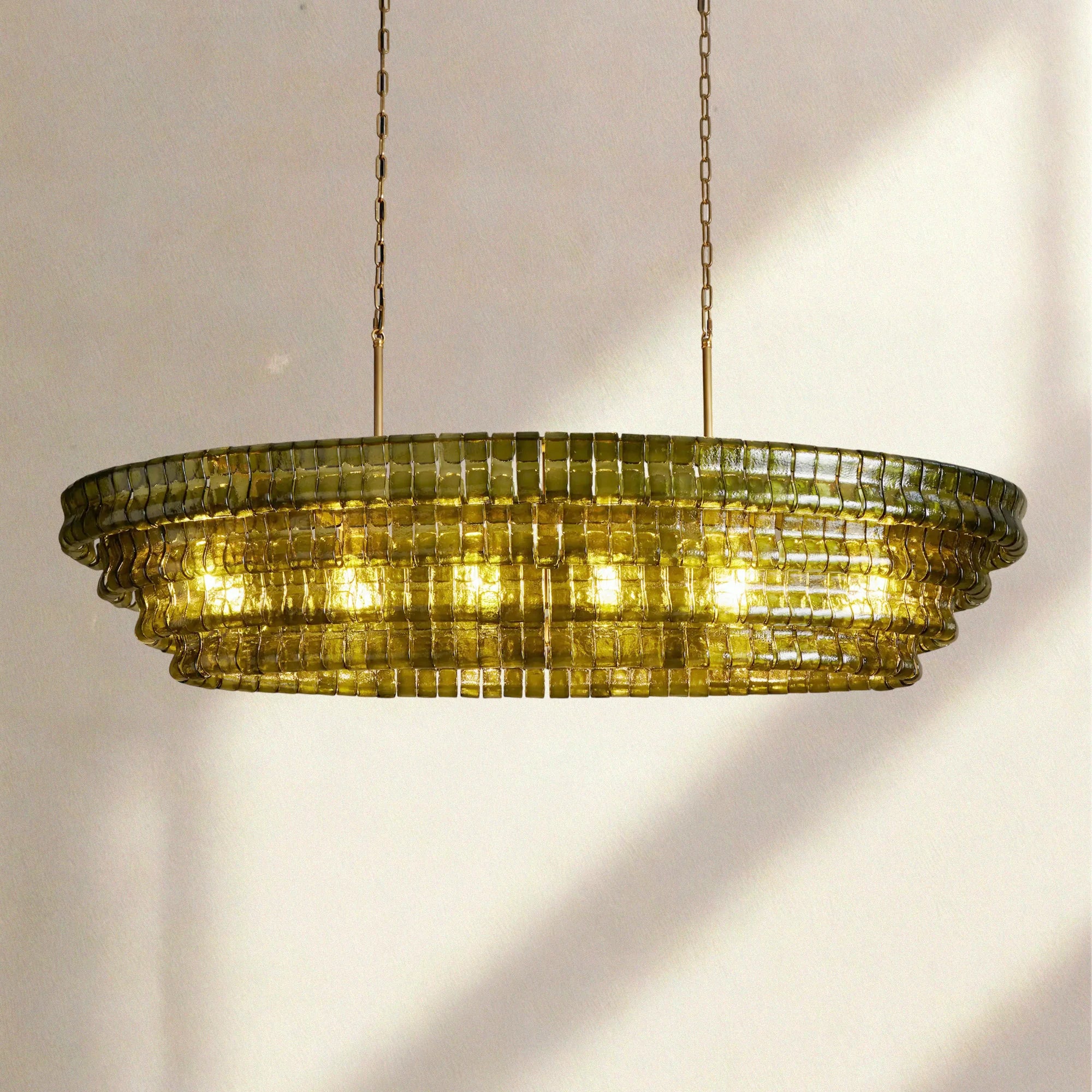 Ghiaccio Oval Chandelier