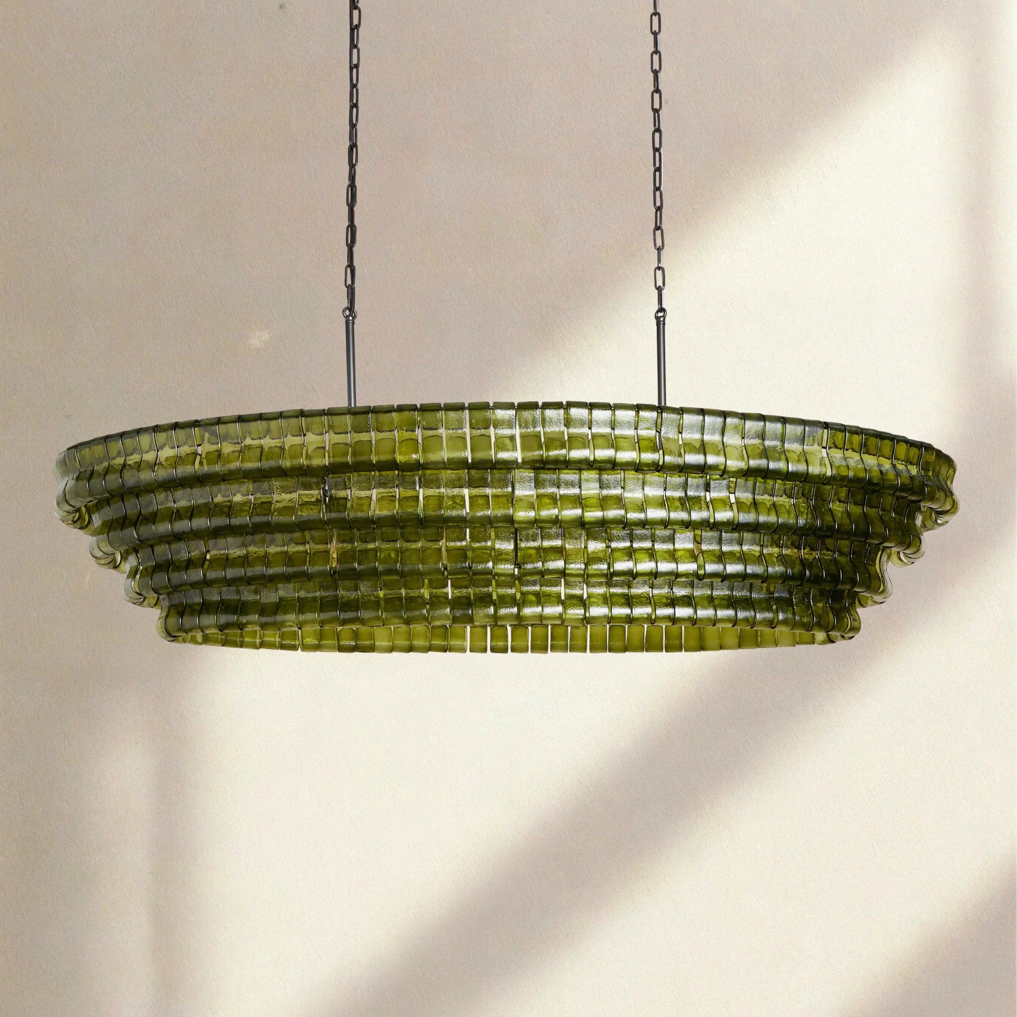 Ghiaccio Oval Chandelier