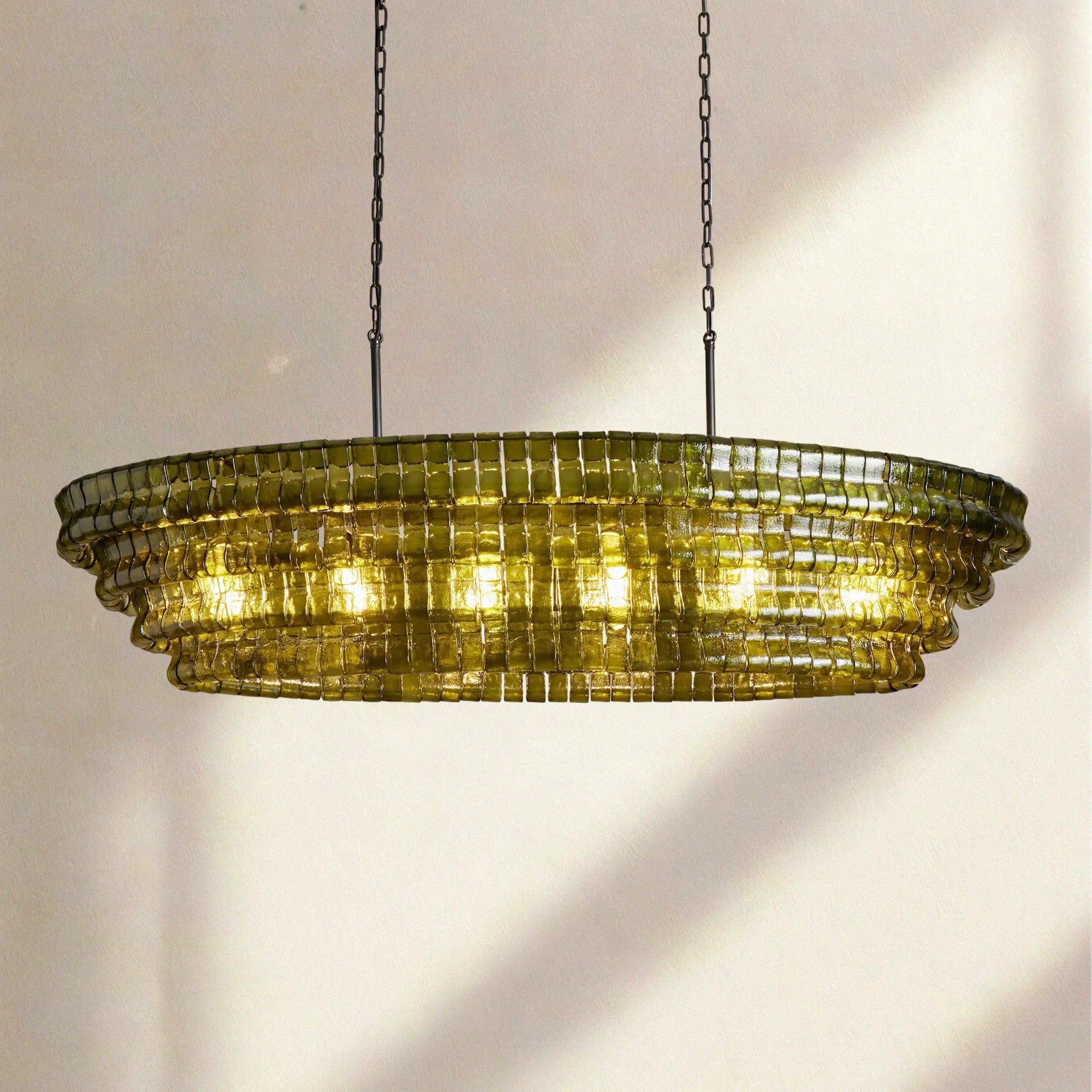 Ghiaccio Oval Chandelier