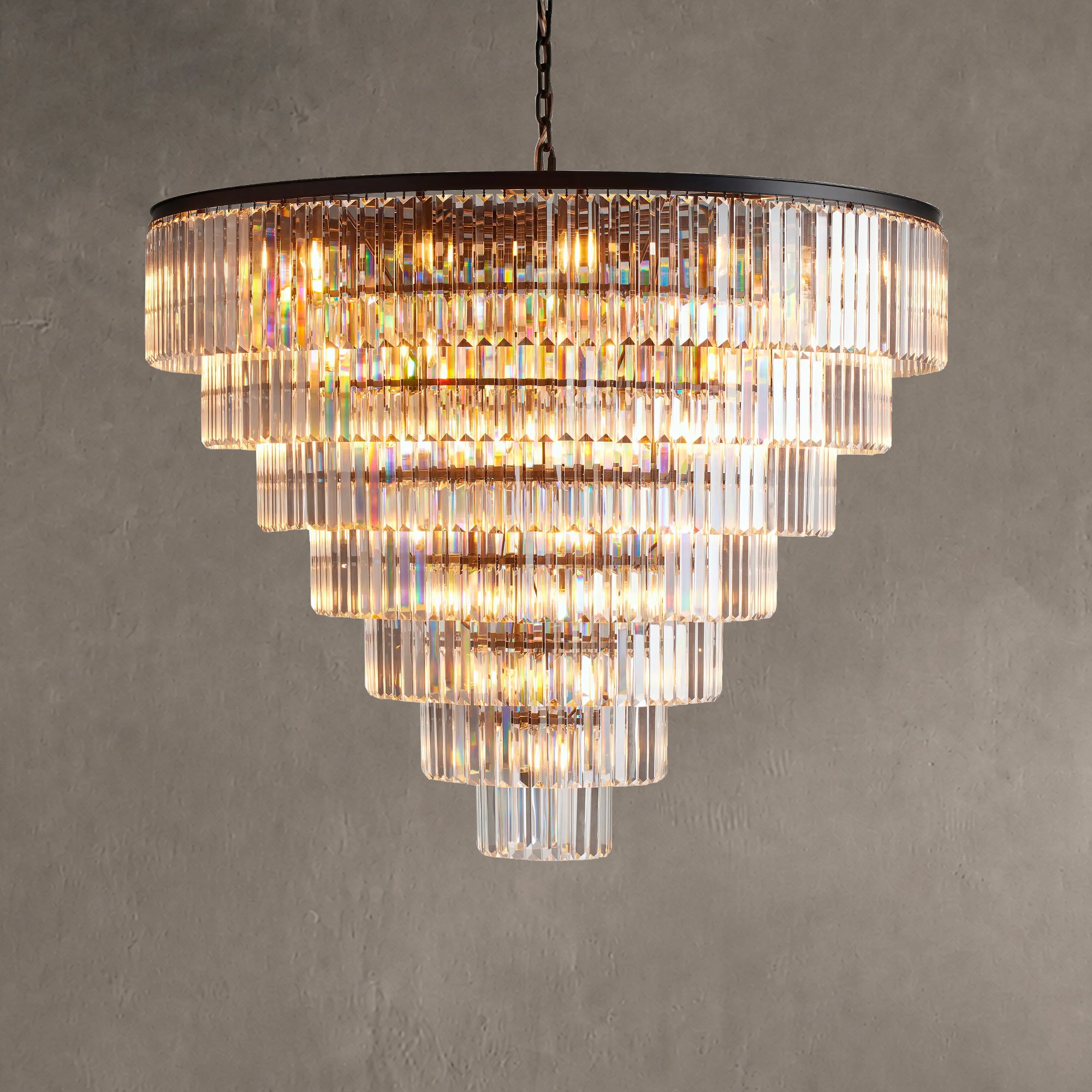 Leyland Tiered Round Chandelier