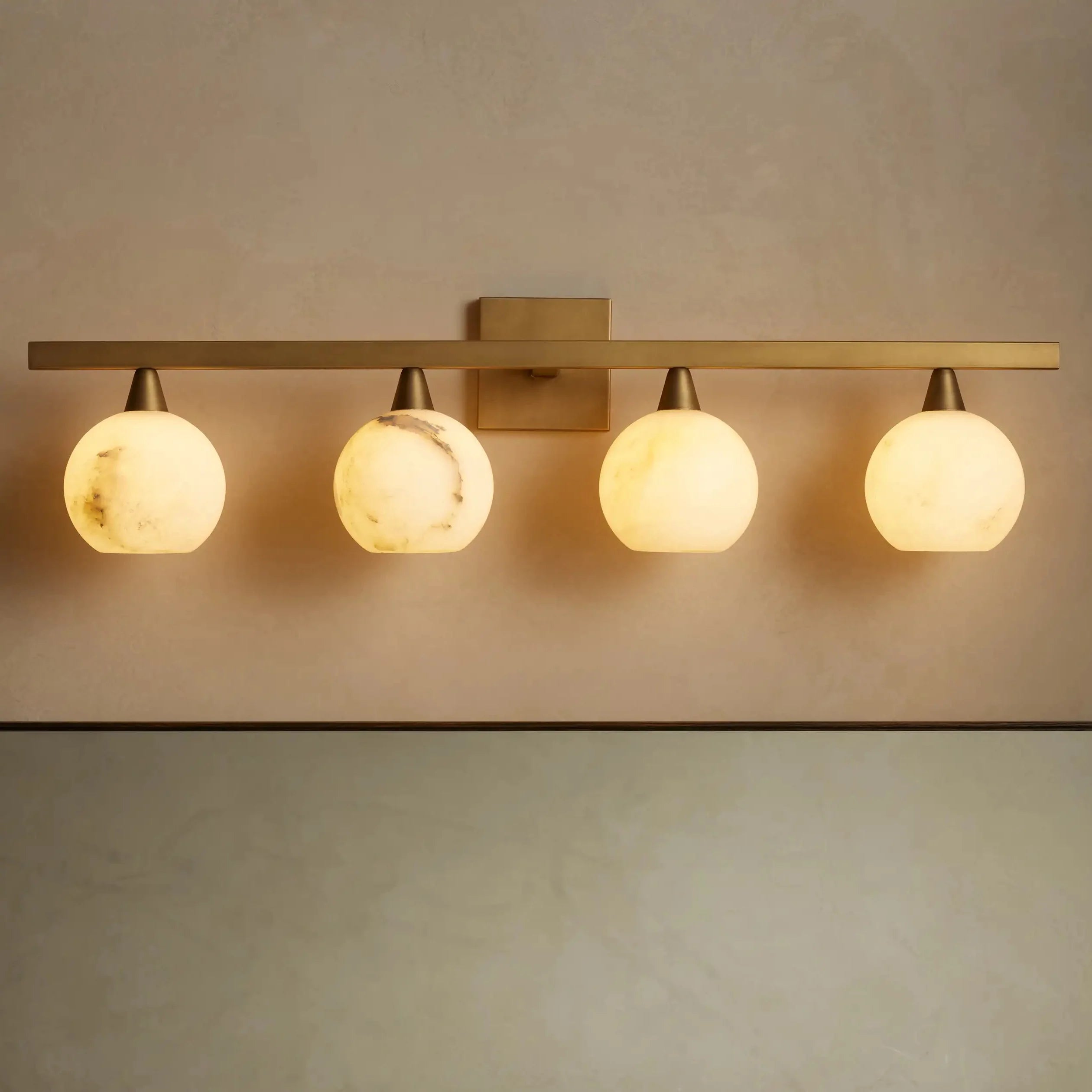 Arica Alabaster Sconce 4 Light