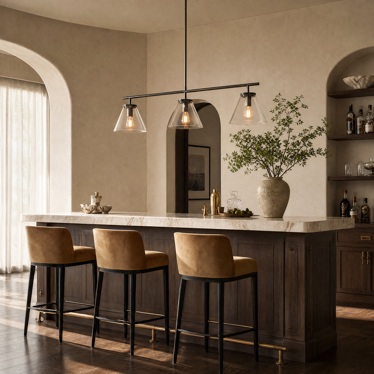 Wescott Linear Cone Chandelier