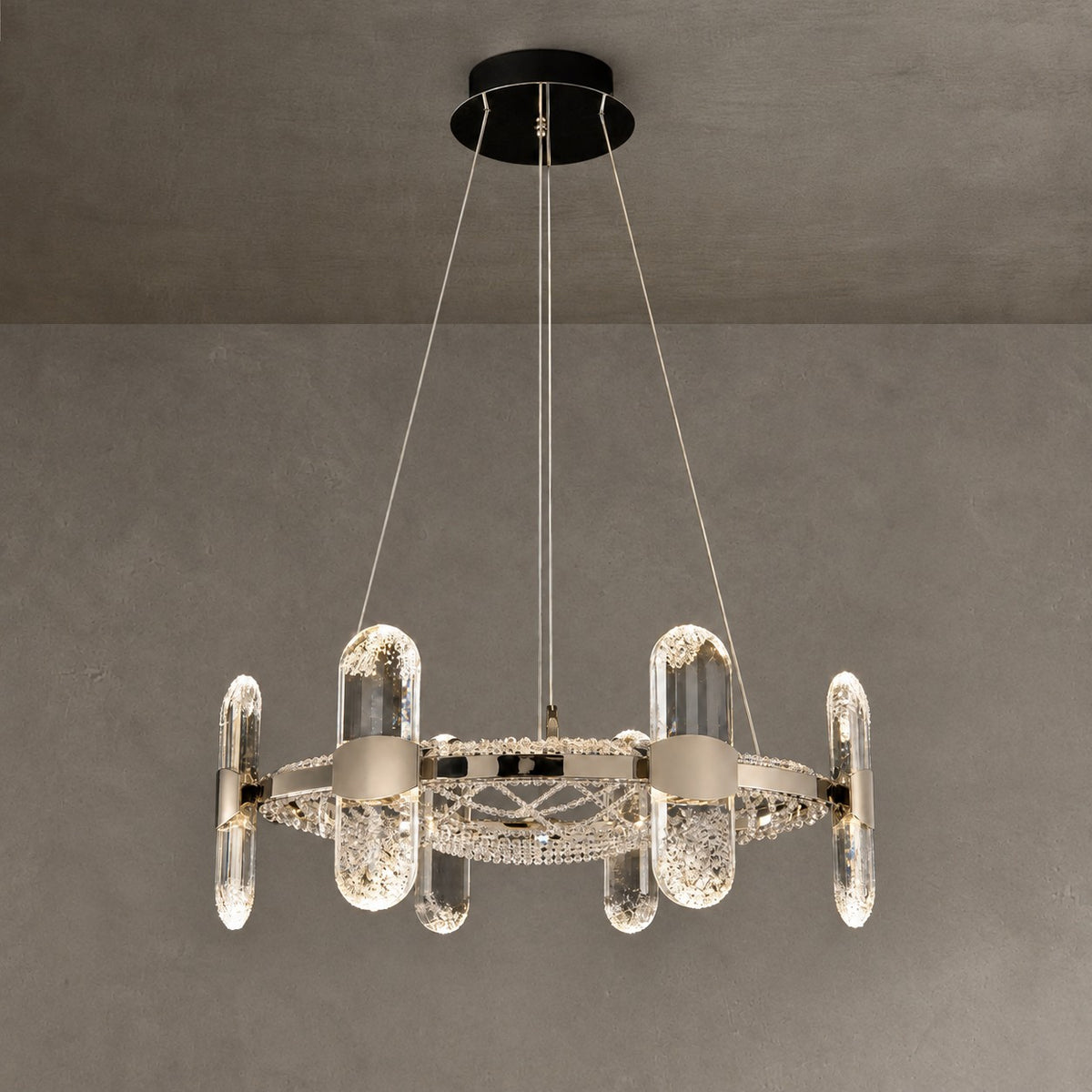 Pearl Net Modern Sculptural Pendant Light
