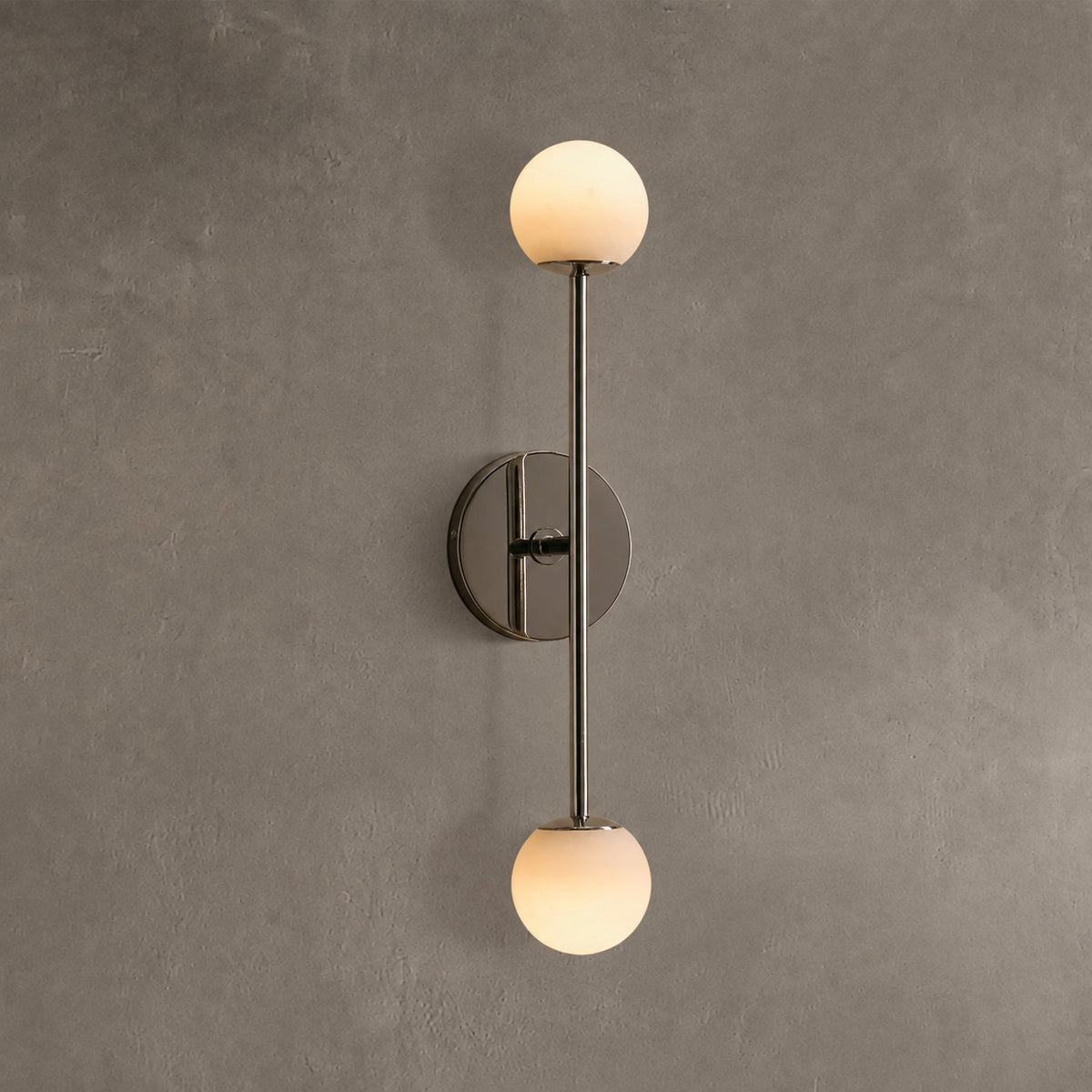 Marlbeau Double  Alabaster Sconce