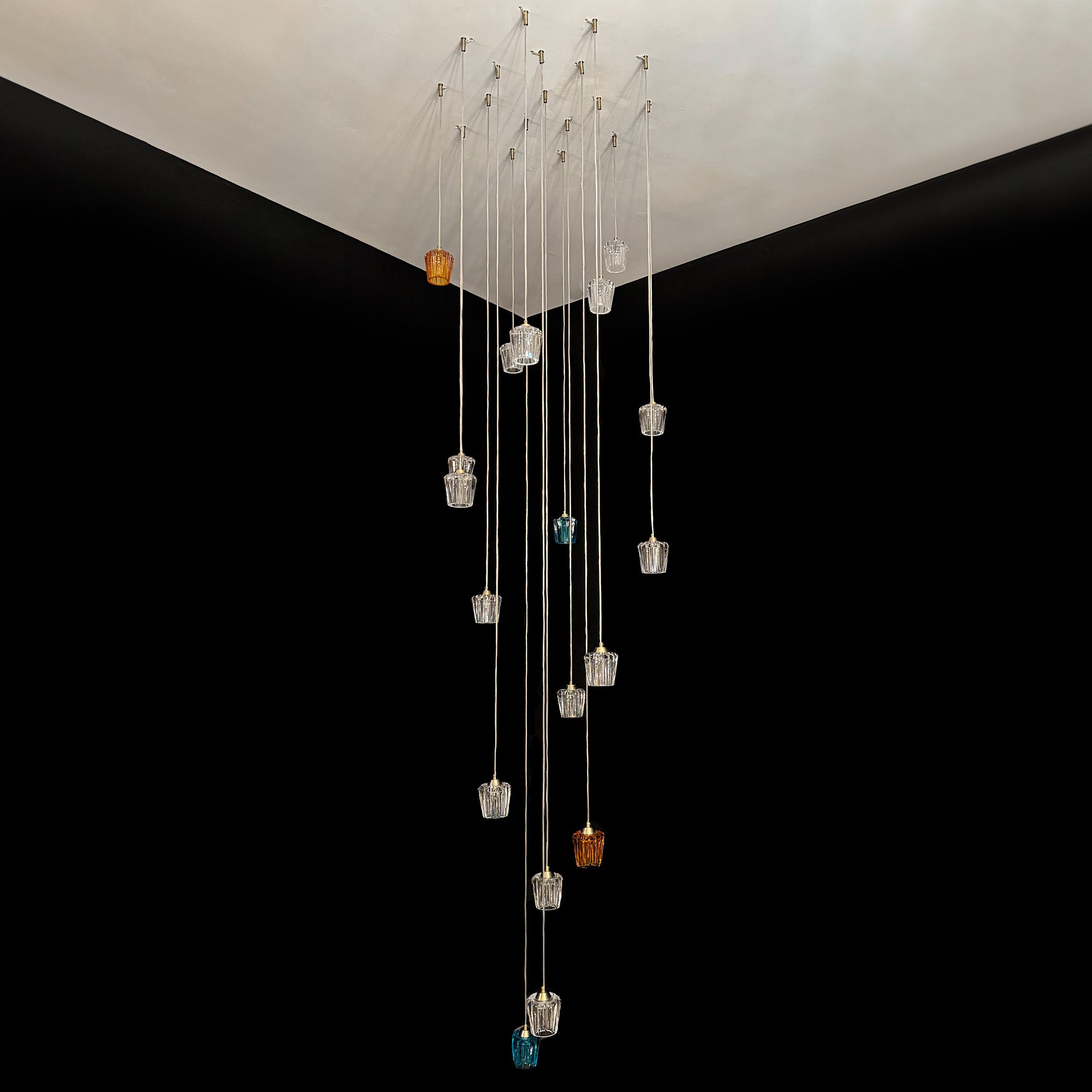 K9 Crystal Cup LED Pendant & Wall Light Collection