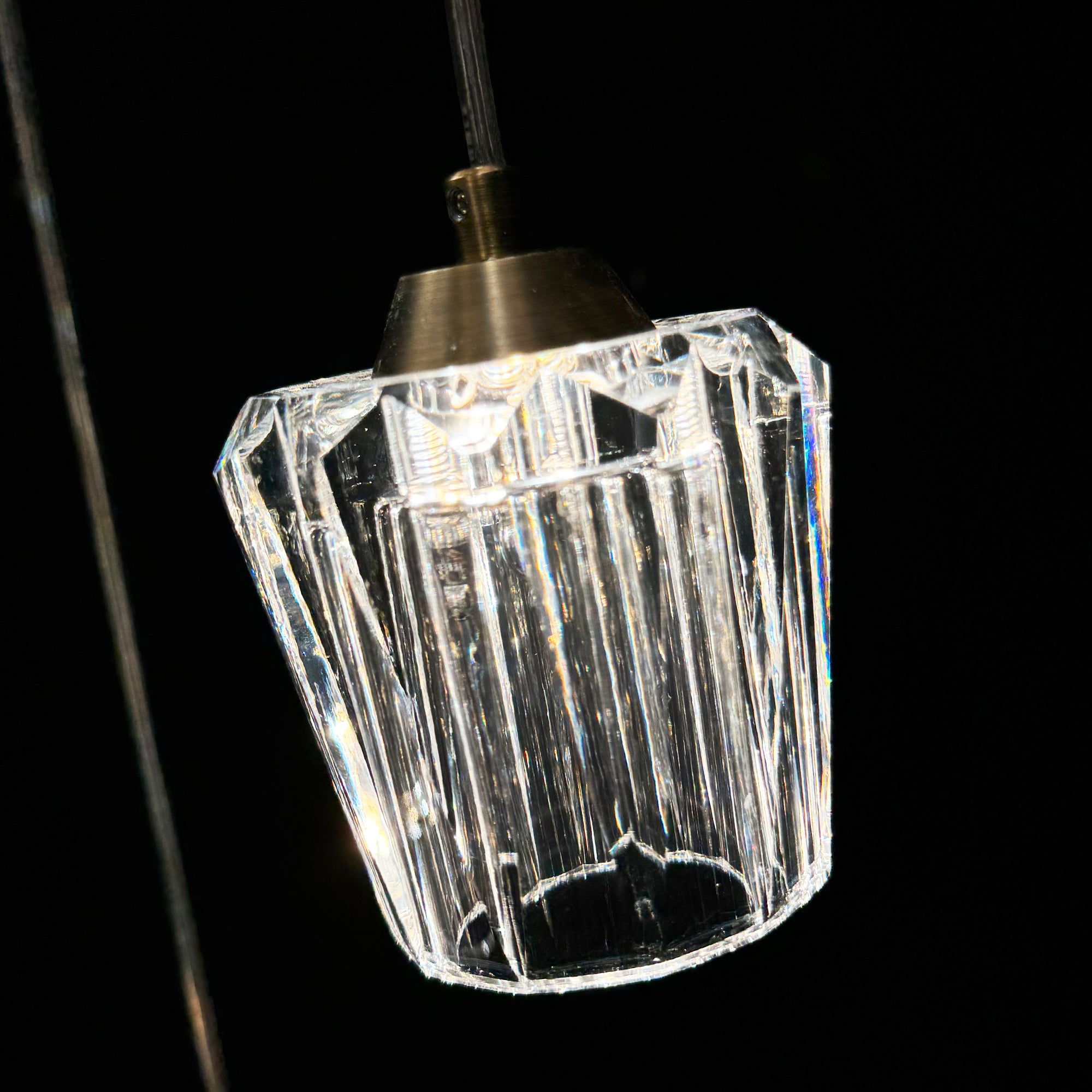 K9 Crystal Cup LED Pendant & Wall Light Collection