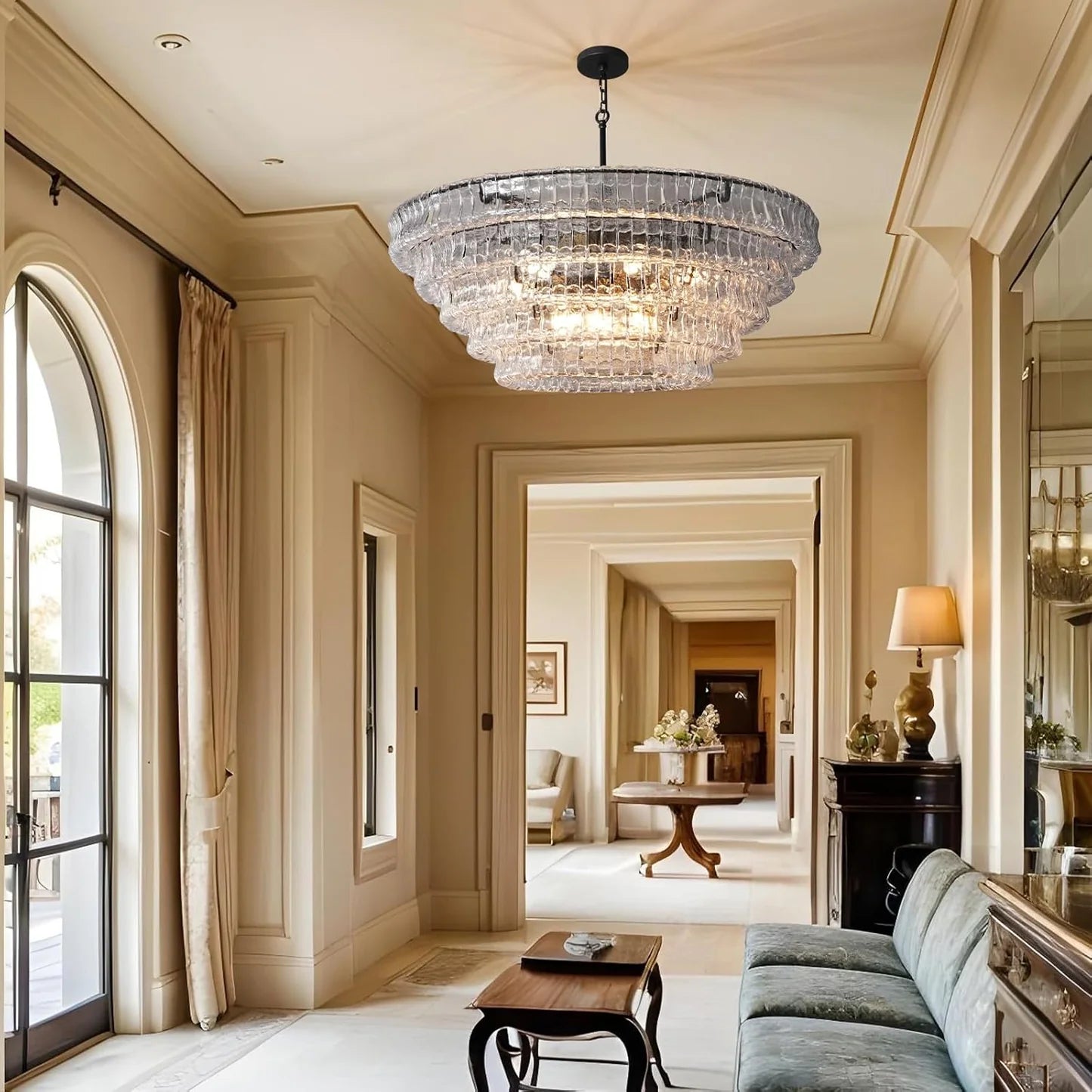 Ghiaccio Round Chandelier