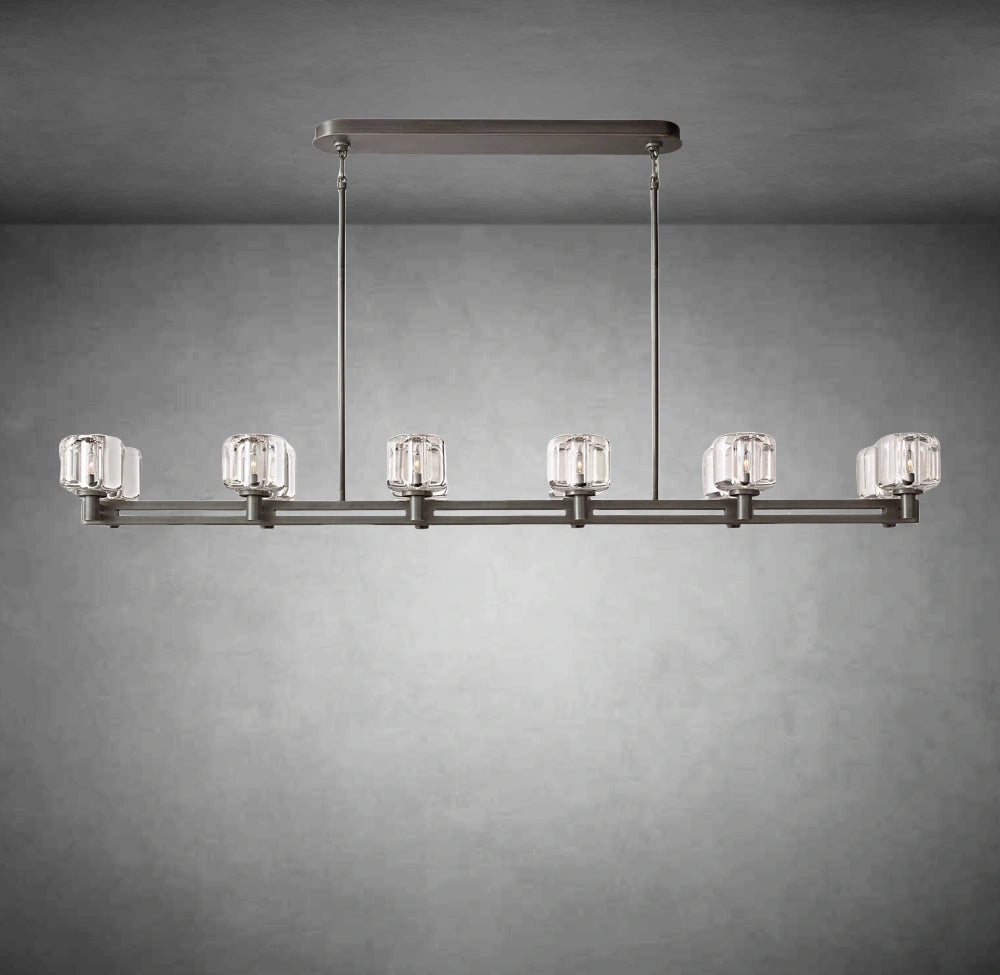 Zachary Double Linear Chandelier