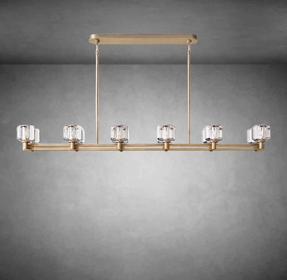 Zachary Double Linear Chandelier