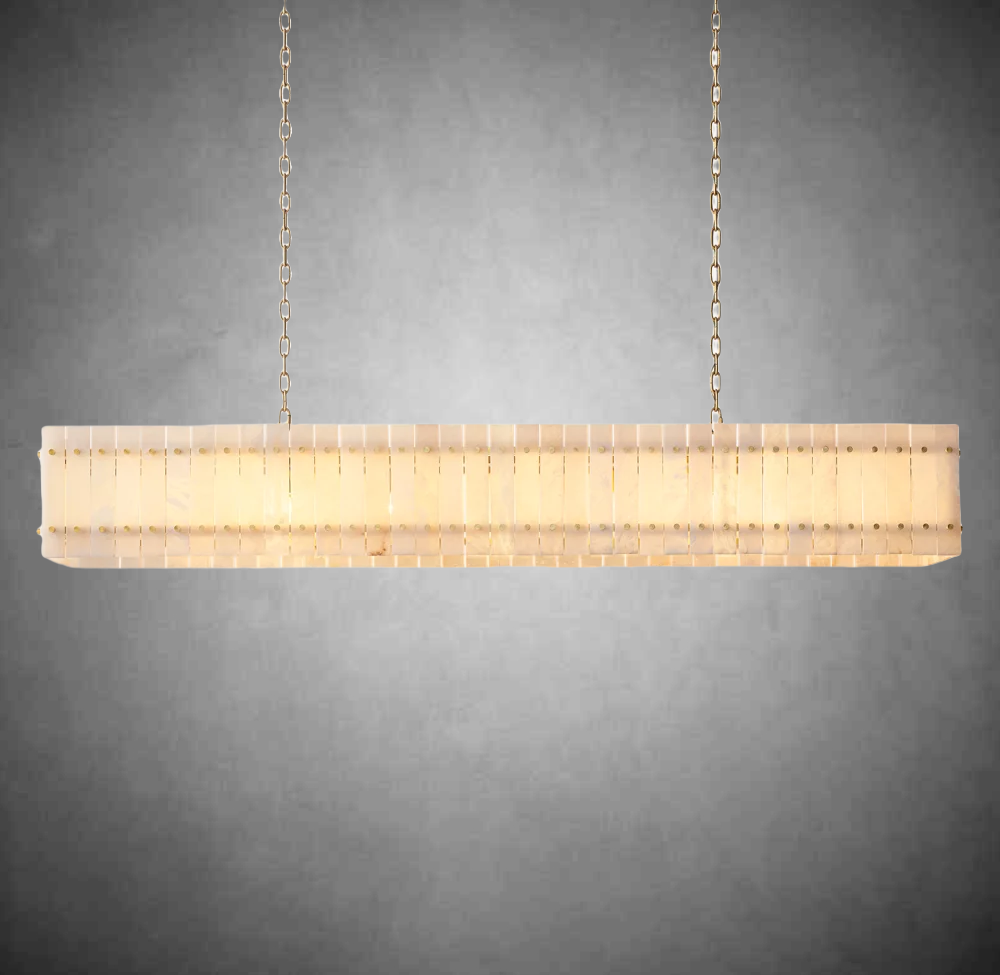 Marino Alabaster Linear Chandelier