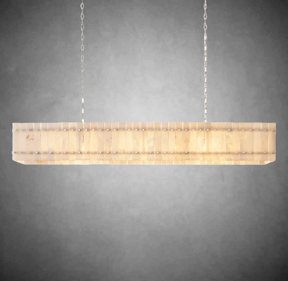 Marino Alabaster Linear Chandelier