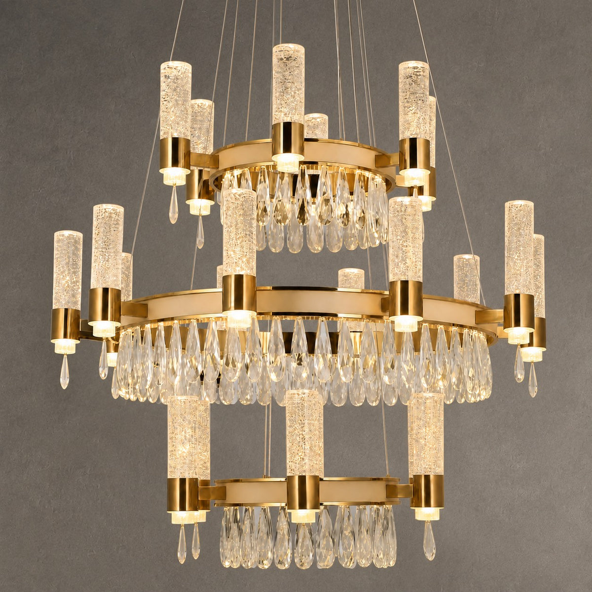 Nido Crystal Trio Chandelier