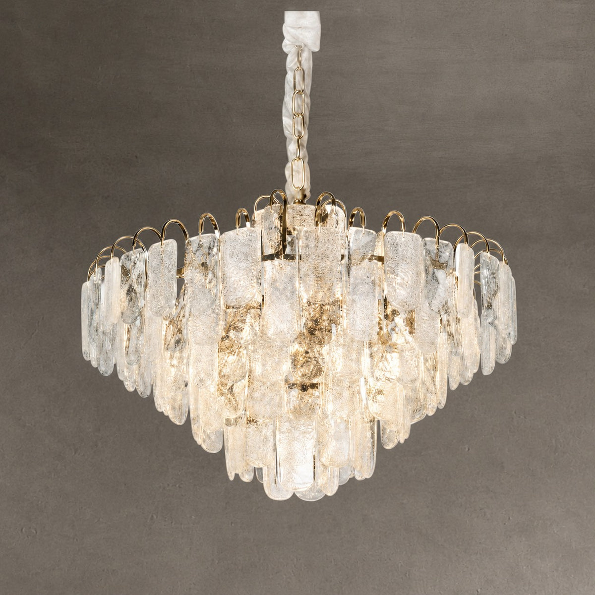 Madreperla Crystal Halo Chandelier