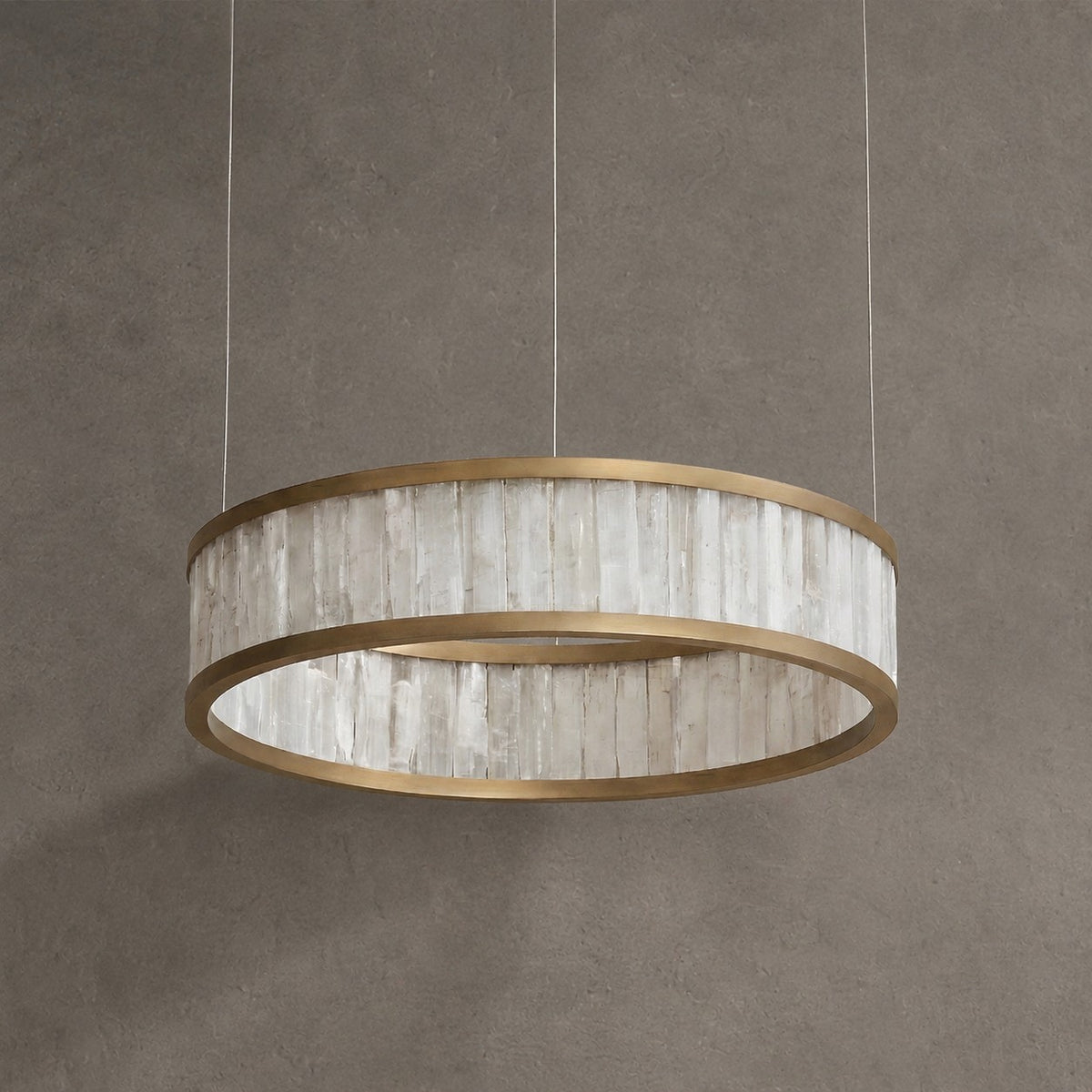 Crystara Modern Natural Stone Chandelier