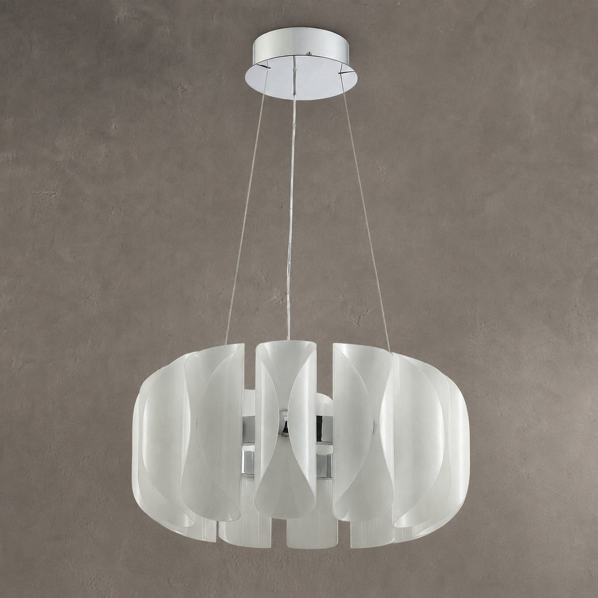 Helena Modern Glass Round Chandelier