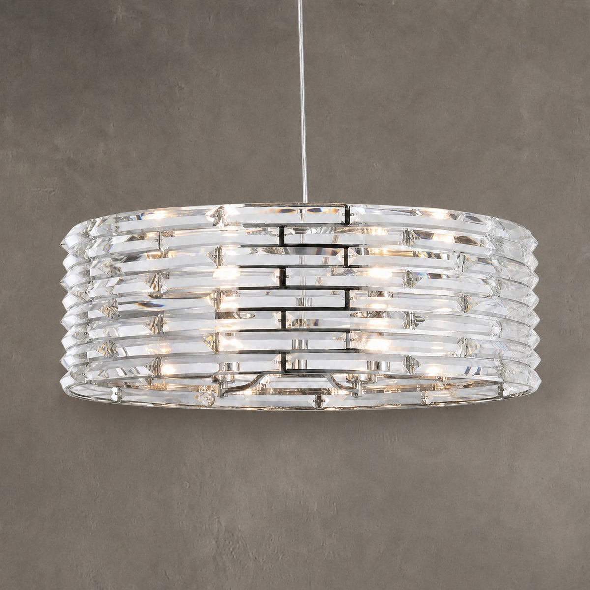 Saturno Disc Halo Chandelier