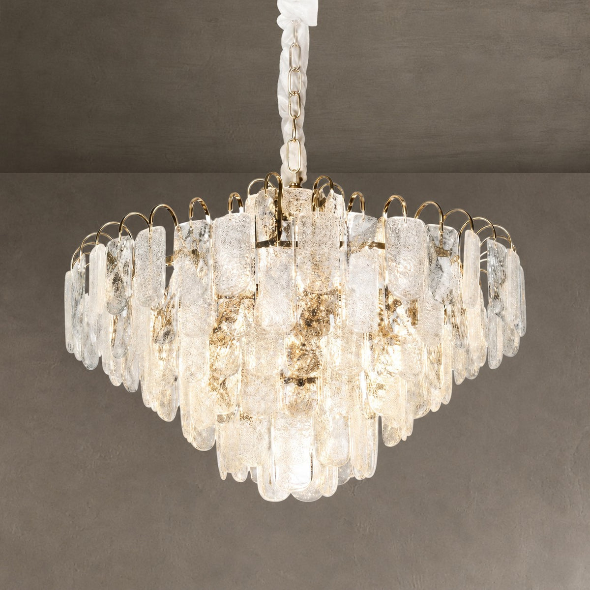 Madreperla Crystal Halo Chandelier