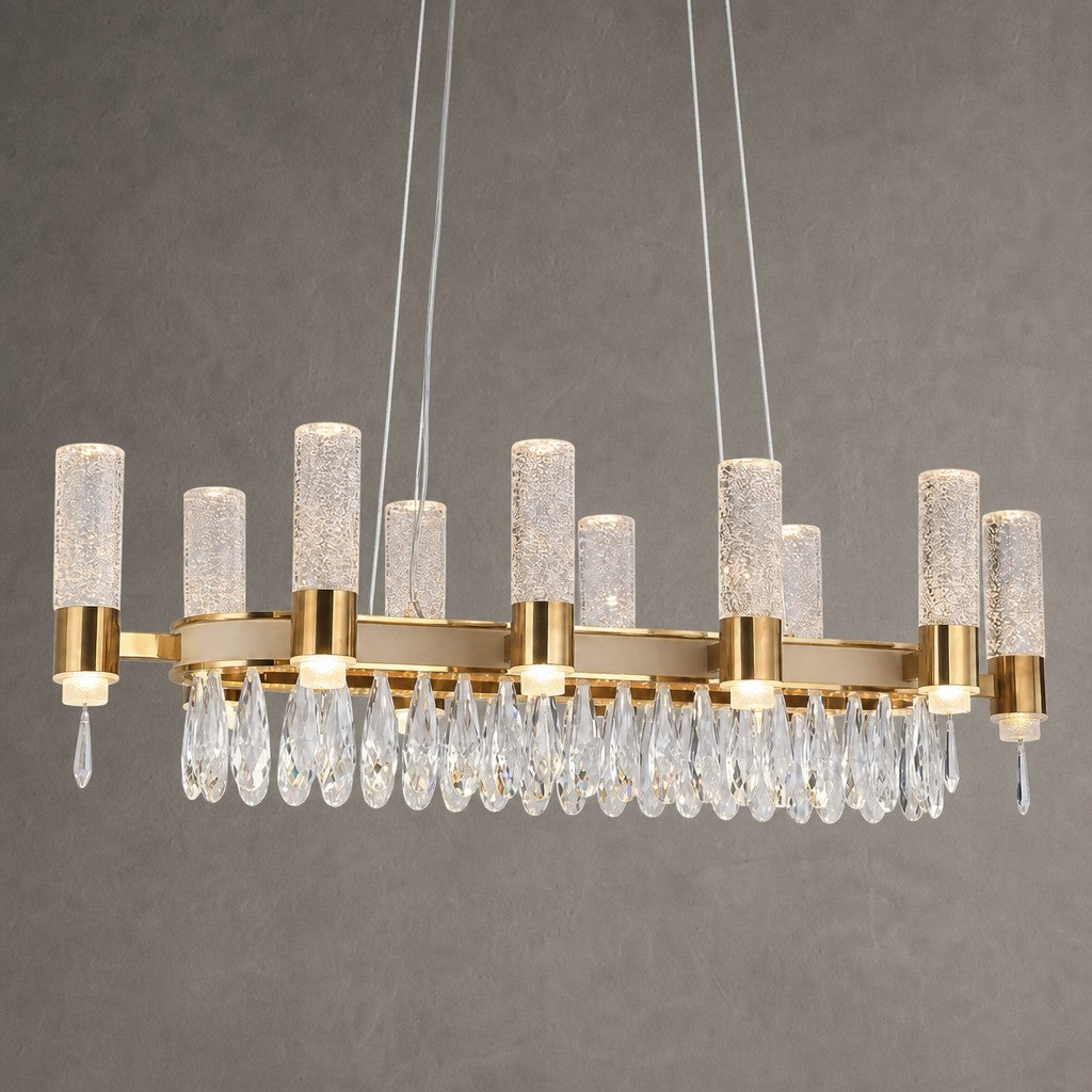 Nido Crystal Linear Chandelier