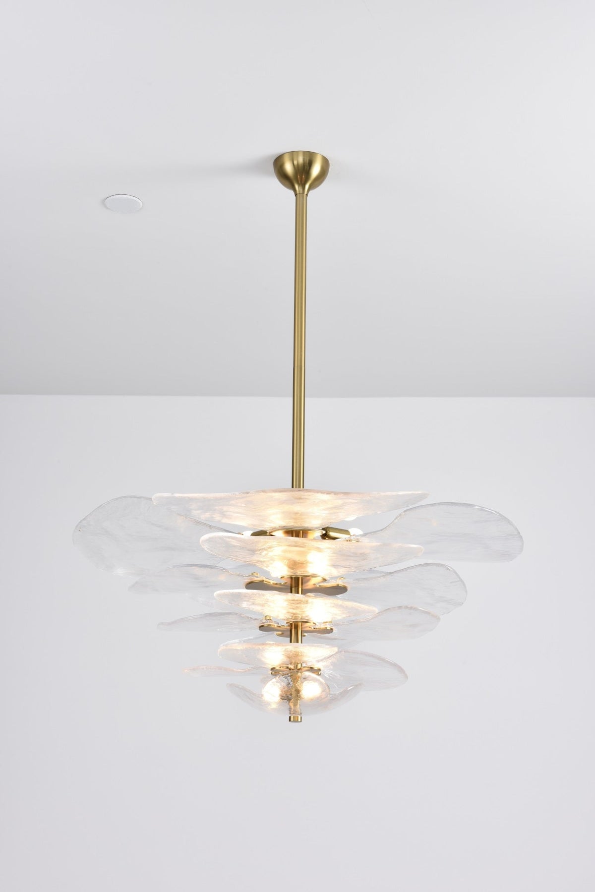 Petal Layered Murano Glass Chandelier