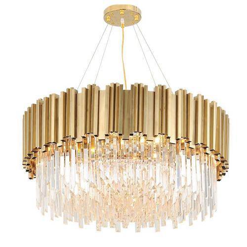 Giovanni Crystal Round Chandelier