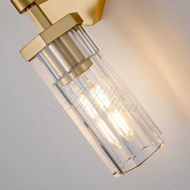 Lirael Hexagonal Linear Short Wall Sconce