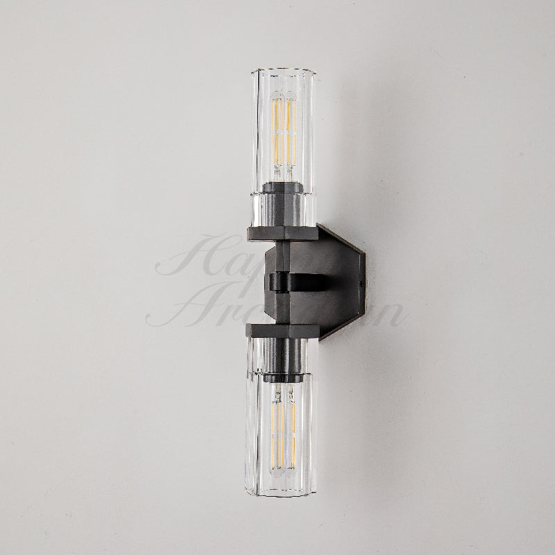 Lirael Hexagonal Linear Short Wall Sconce