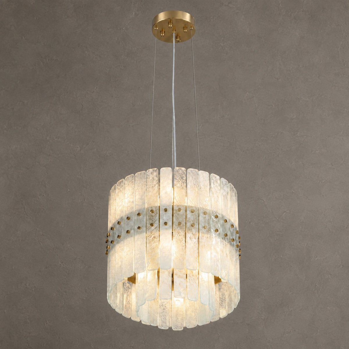 Modern White Crystal Luxury stone Chandelier