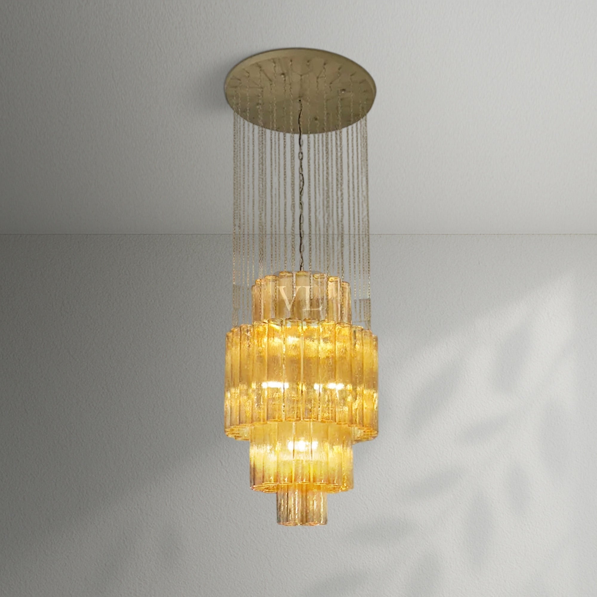 Serena Multi-Tier Round Chandelier 24"D 30"D 34"D