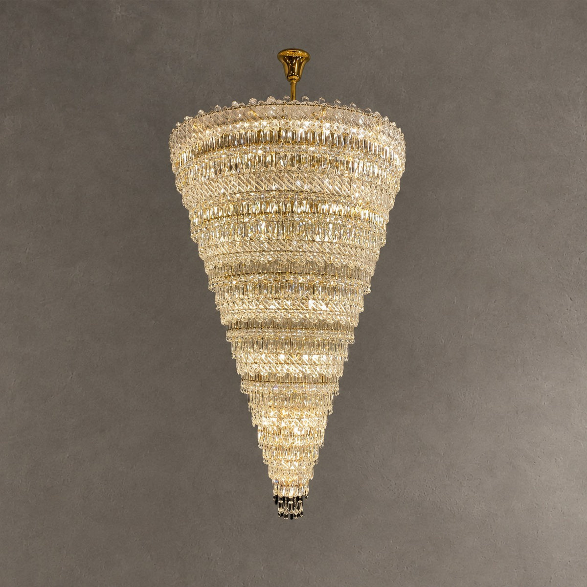 Extra Large Luxury Crystal Chandelier for Staircase/Living Room/Foyer/Villa