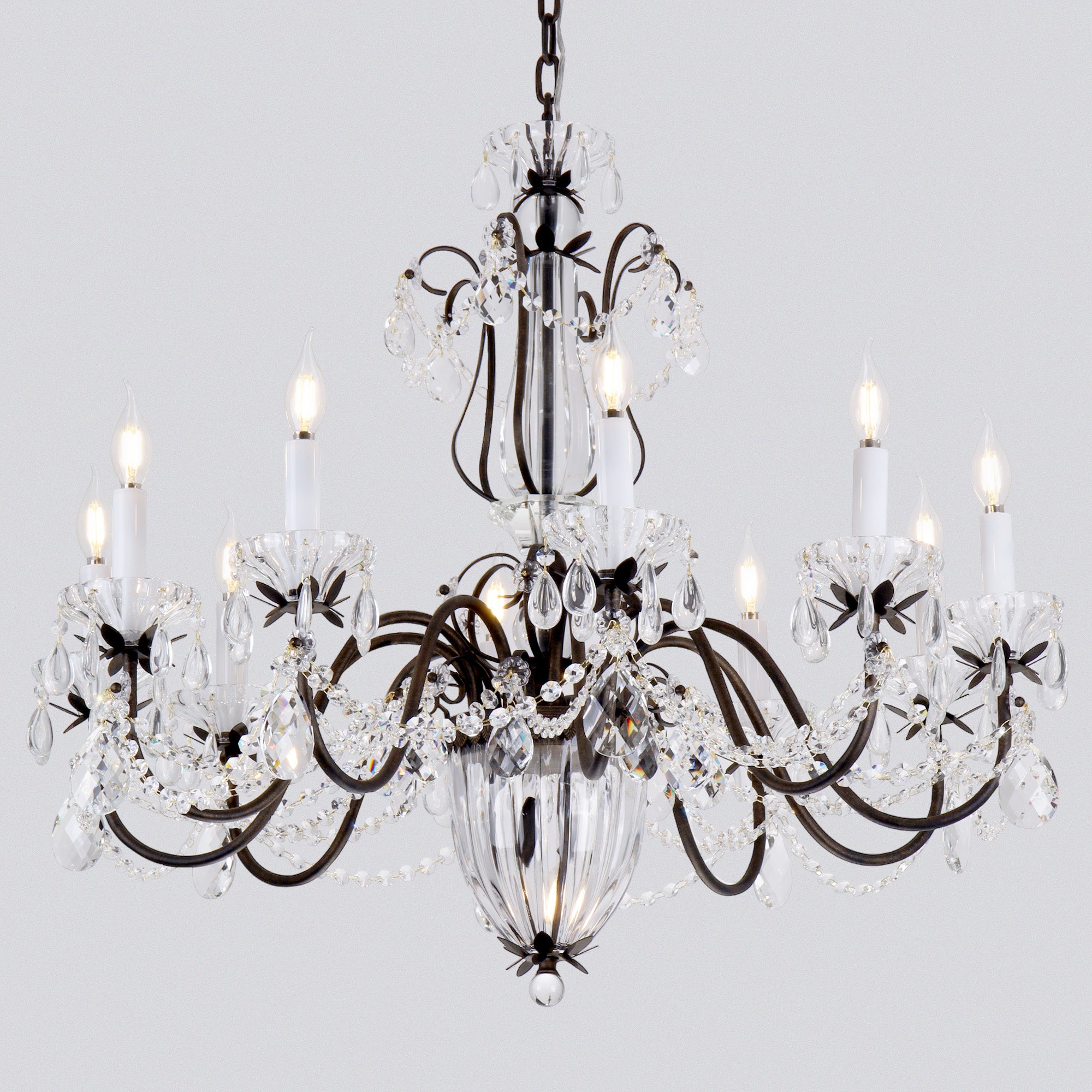 Victorian Crystal Chandelier