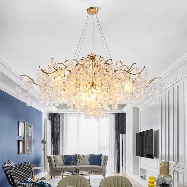 American Creative Modern Branch Chandelier Oval