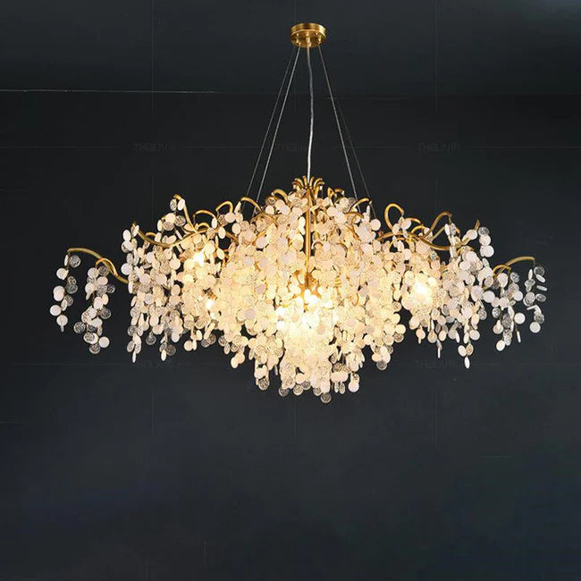 American Creative Modern Branch Chandelier Oval