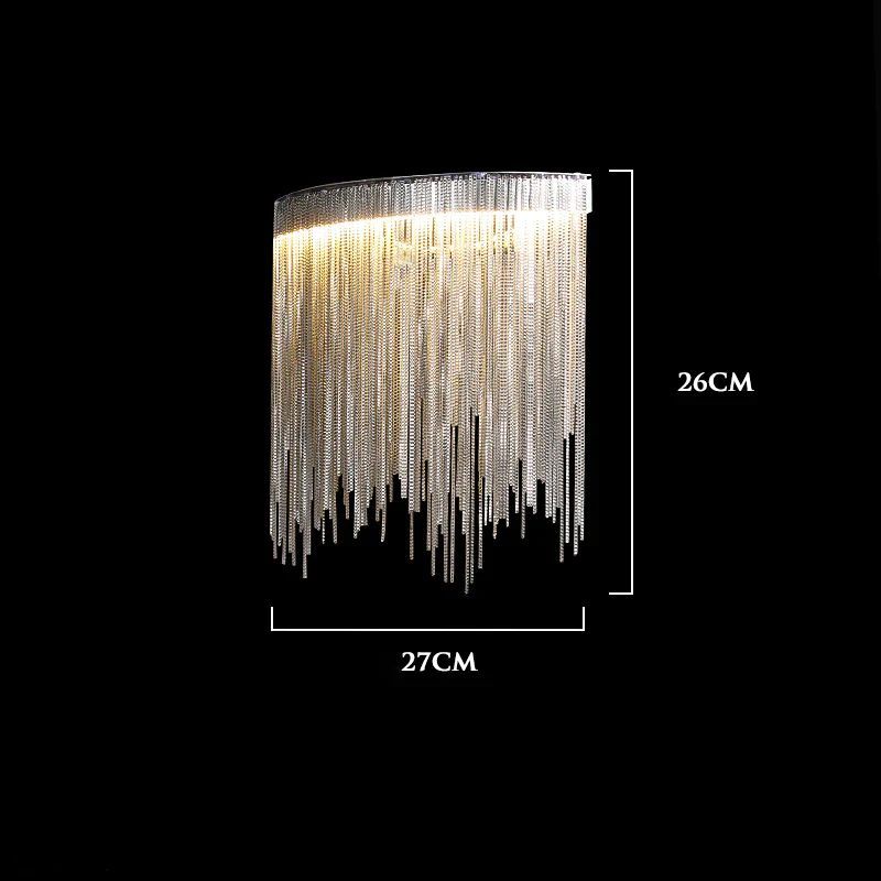 Waterfall String Light Wall Sconce