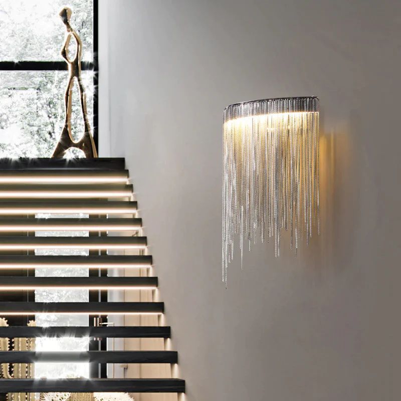 Waterfall String Light Wall Sconce