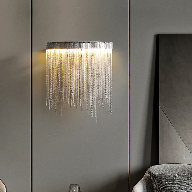 Waterfall String Light Wall Sconce