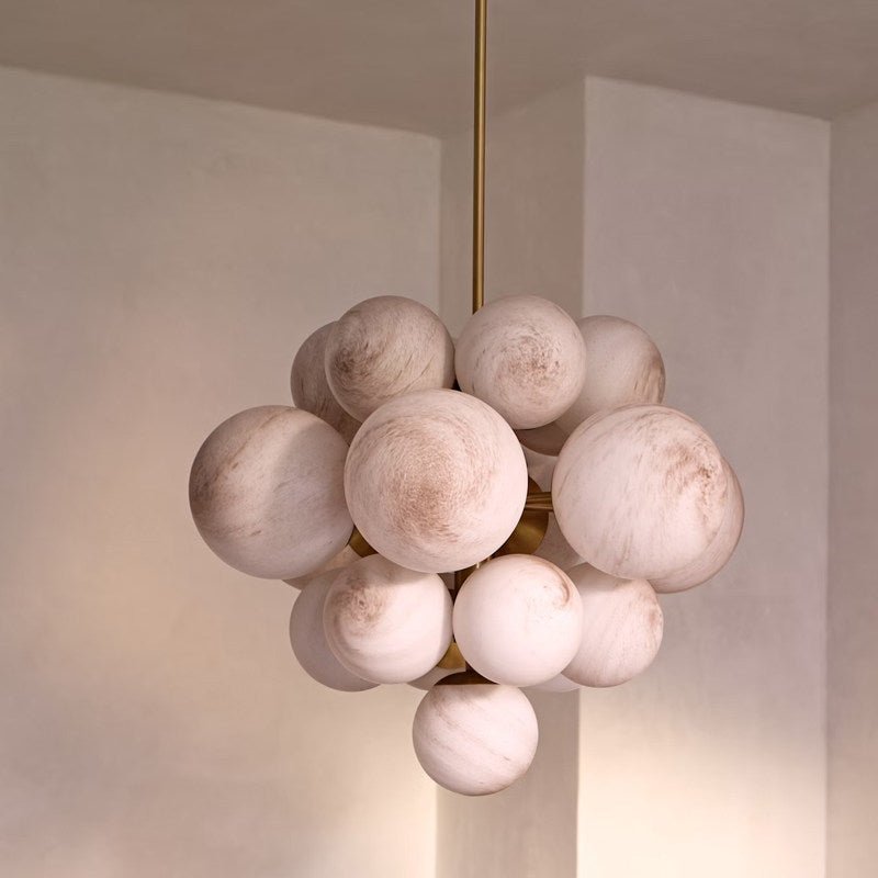 Aurelia Alabaster Cluster Chandelier