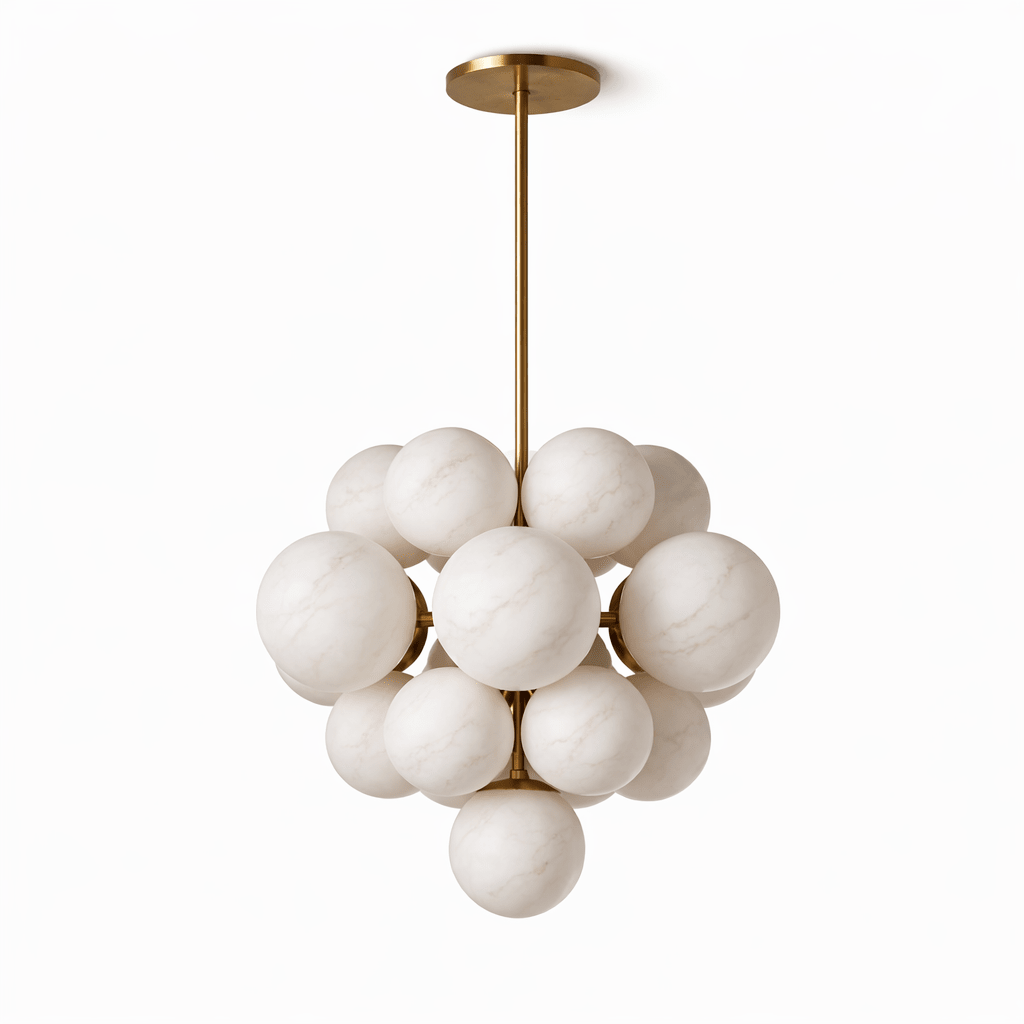 Aurelia Alabaster Cluster Chandelier