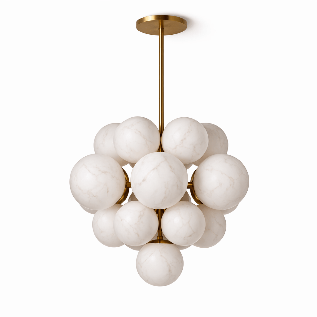 Aurelia Alabaster Cluster Chandelier