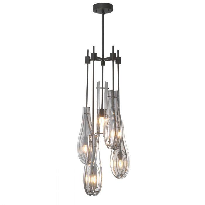 Bellano Modern Brass Chandelier S/L - Brass/Bronze