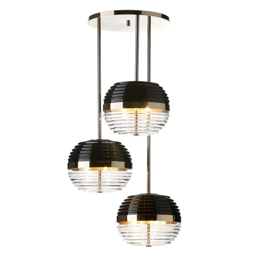 Brando 3 Light Modern Chandelier - Villa Lumi