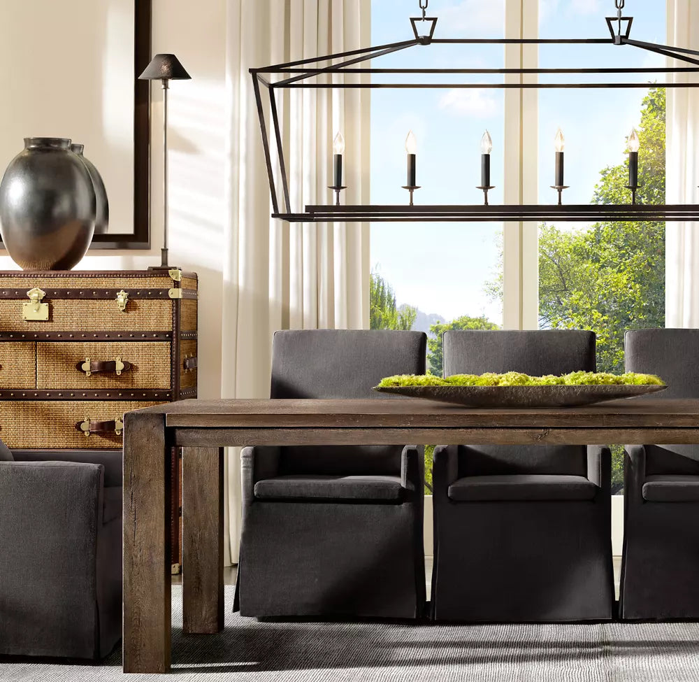 Garniel 54" Rectangular Chandelier