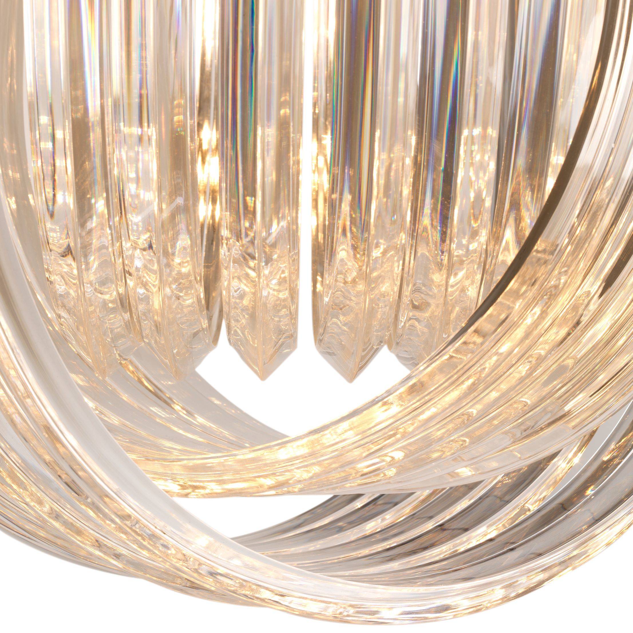 Caserta Modern Chandelier - Nickel