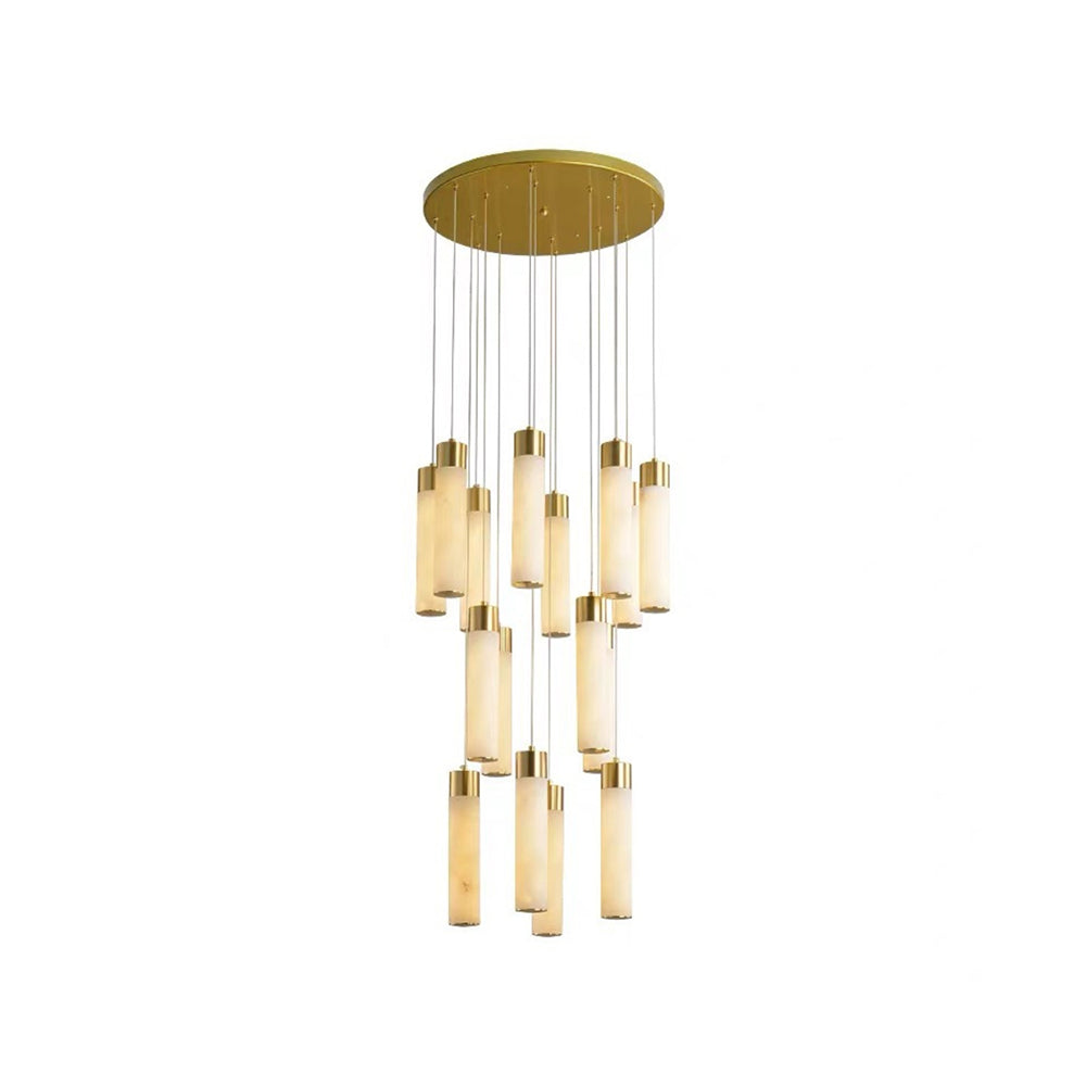 Celestial Alabaster Cascade Chandelier