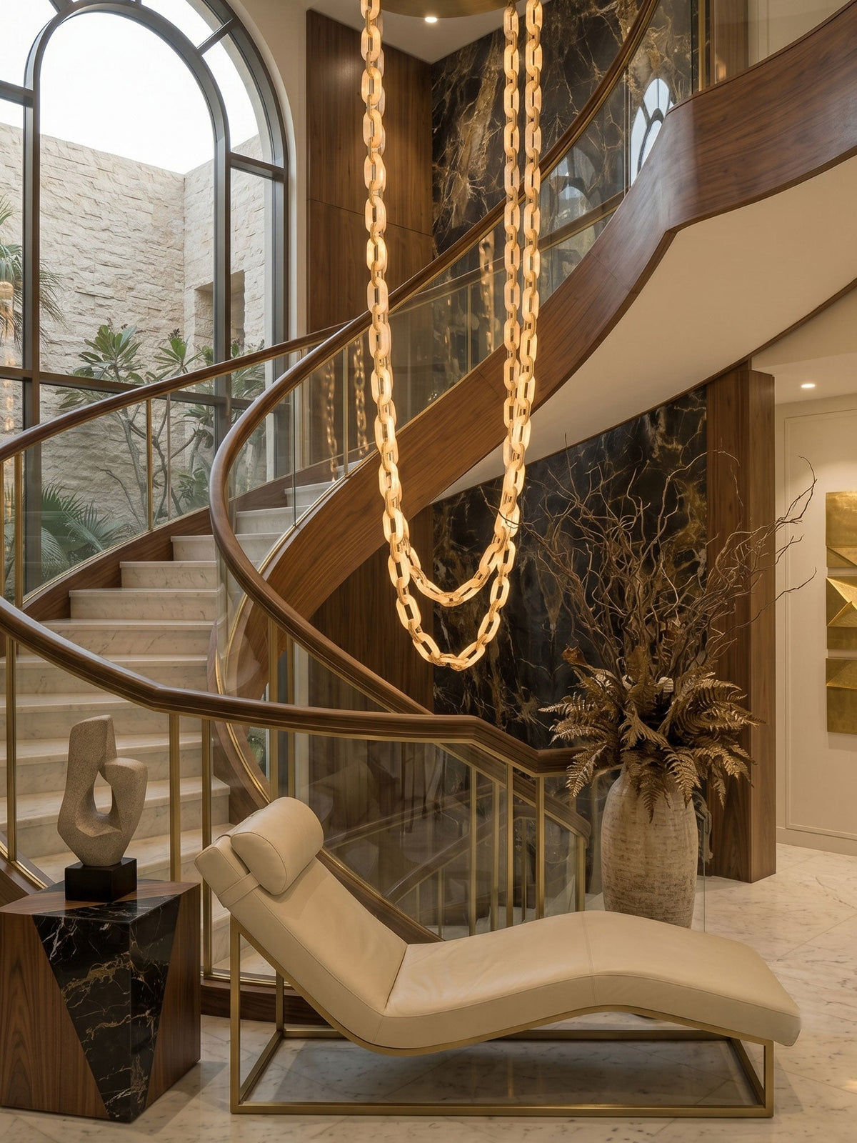 Chain Link Chandelier - Vakkerlight